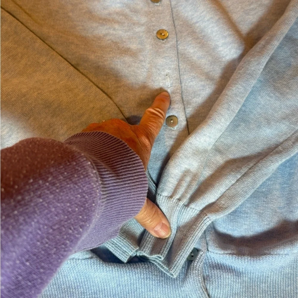 Sundance Embroidered Lt. Blue sweater, ladies’ size S‎